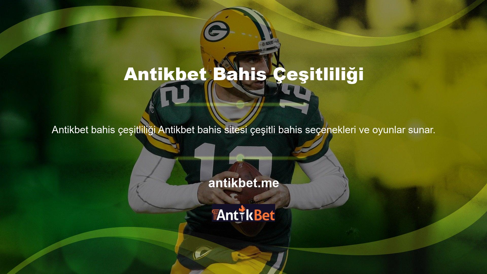 Antikbet sanal bahisler